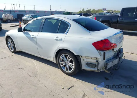2013 Infiniti G37 Journey from USA, damaged, VIN JN1CV6AP6DM718554